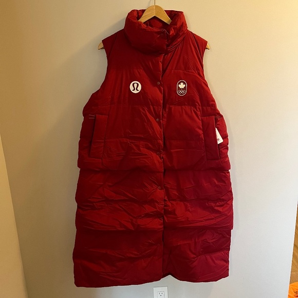 lululemon athletica Jackets & Blazers - NWT Lululemon x Team Canada Women's 22 Transformable Vest w/ COC Logo